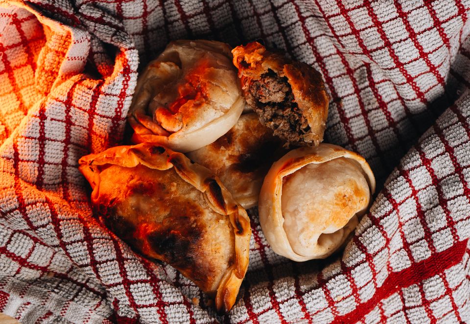 Empanadas de carne cortada a cuchillo en Air Fryer