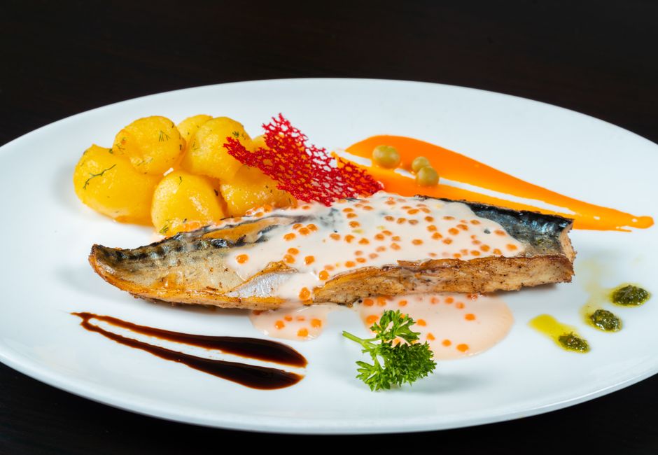 Salmón rosado al eneldo en Air Fryer